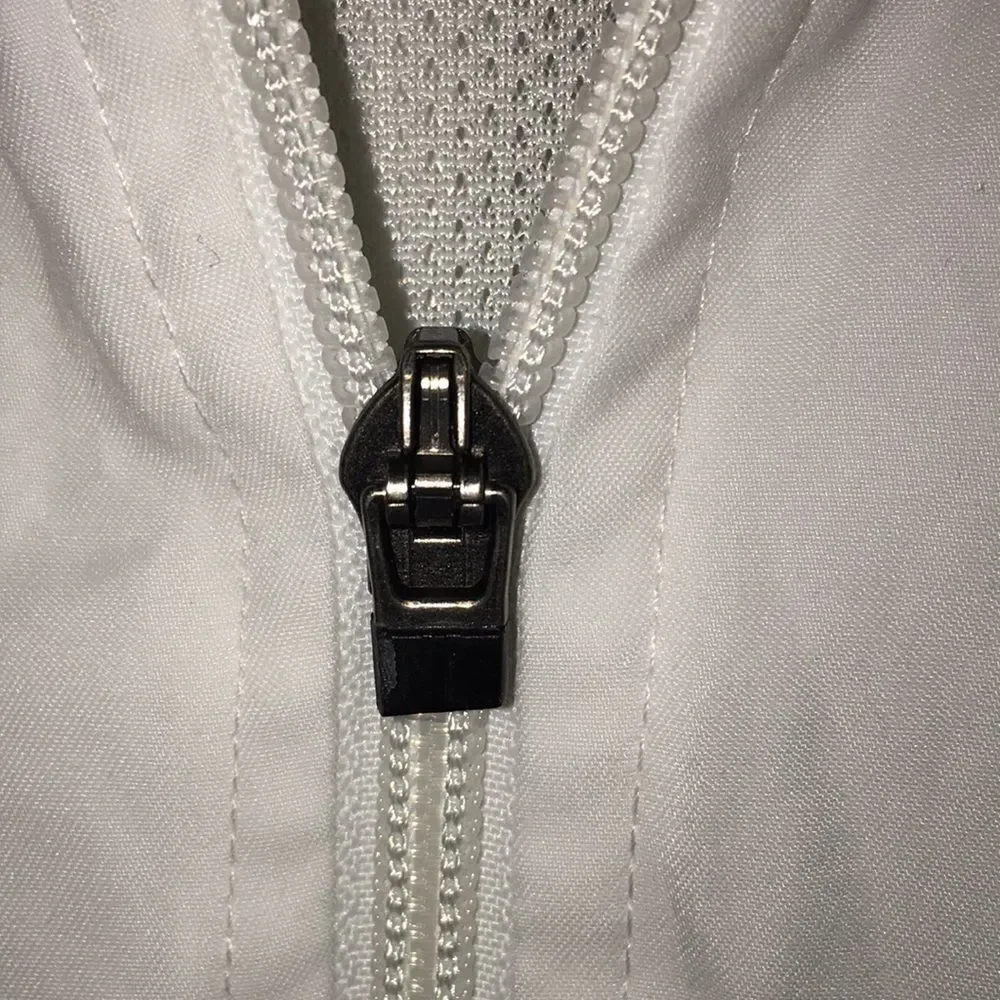 Nike Court Womens Black/White tennis pickleball team full zipper warmup jacket L